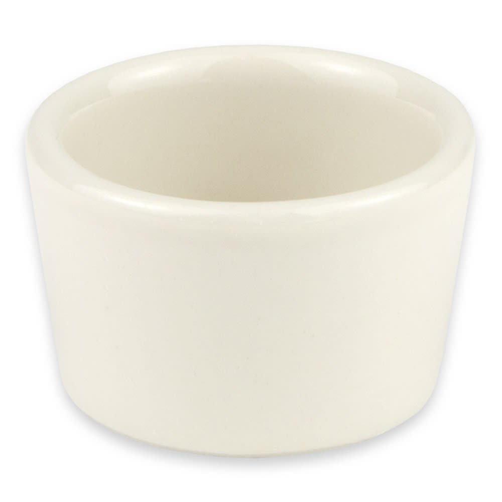 Hall China 2 1/4" Round Ramekin w/ 1 1/4 oz Capacity, White (17870AWHA)