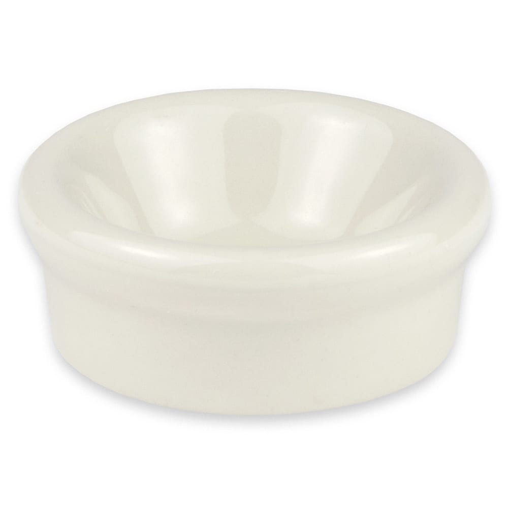 Hall China 2 1/4" Round Butter Dish w/ 1 oz Capacity, White (HL19190AWHA)