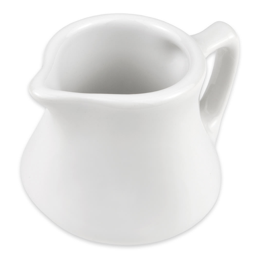 Hall China 3 1/2 oz Empire Creamer - China, Bright White (1950ABWA)