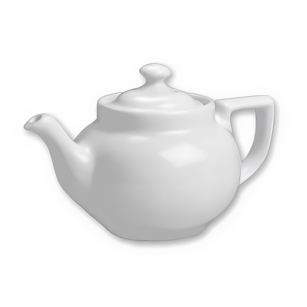 Hall China 10 oz Boston Teapot - China, White (HL210AWHA)