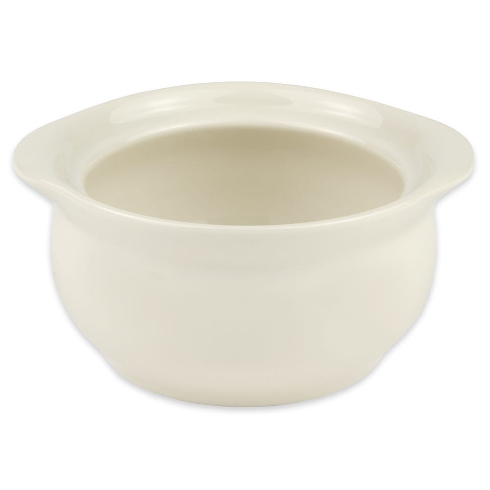 Hall China 14 oz Onion Soup Bowl - China, White (HL4790BWHA)