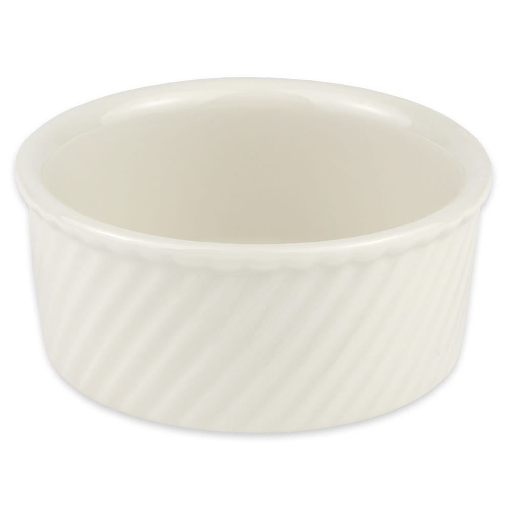 Hall China 16 oz Souffle Dish - China, White (HL5010AWHA)