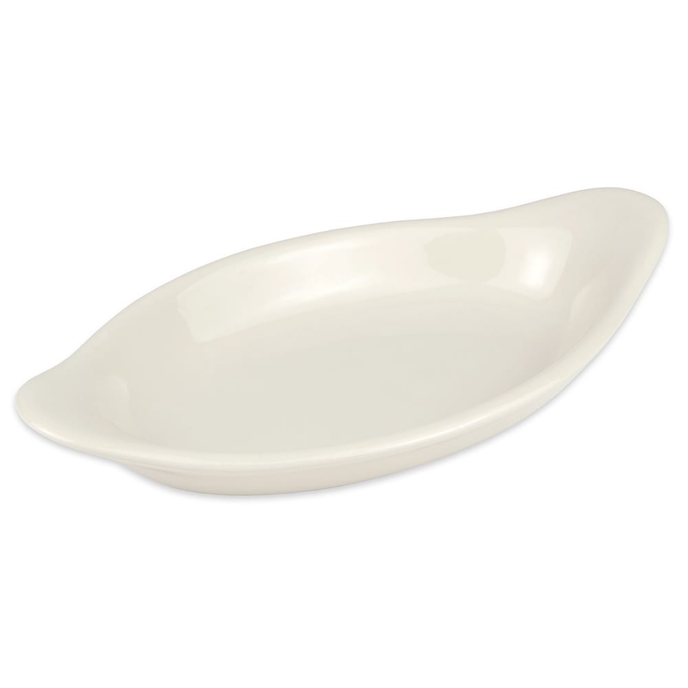 Hall China 10 oz. Oval, China Rarebit, White (5210AWHA)