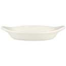 Hall China 12 oz. Oval, China Rarebit, White (5280AWHA) thumbnail 2