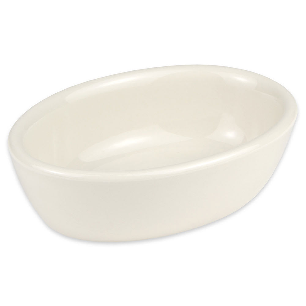Hall China 11 oz. Oval, China Baking Dish, White (7060AWHA)