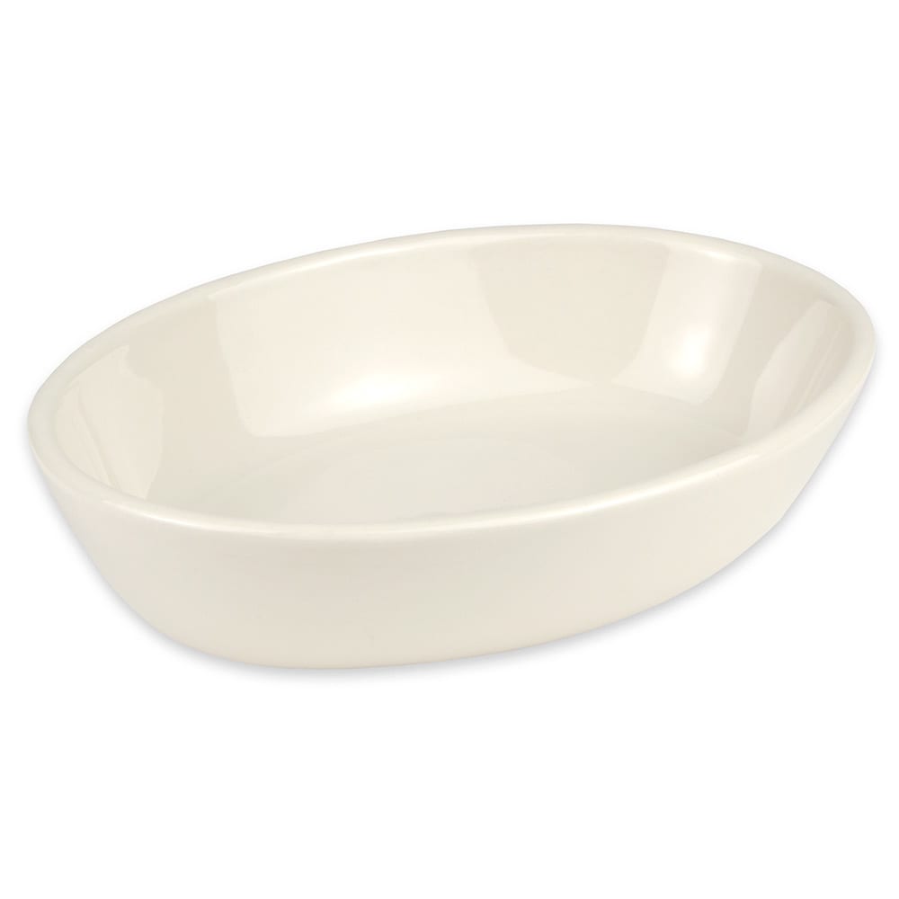 Hall China 20 oz. Oval, China Baking Dish, White (7080AWHA)