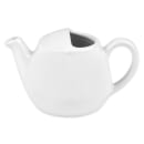 Hall China 16 oz London Teapot - China, Bright White (HL820ABWA) thumbnail 2
