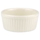 Hall China 4 1/2 oz Fluted Ramekin - China, White (HL8350AWHA) thumbnail 2
