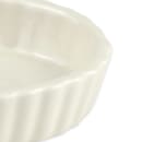 Hall China 3 oz Fluted Souffle Dish - China, White (HL8510AWHA) thumbnail 4