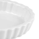 Hall China 6 1/2 oz Fluted Souffle Dish - China, Bright White (HL8530ABWA) thumbnail 4