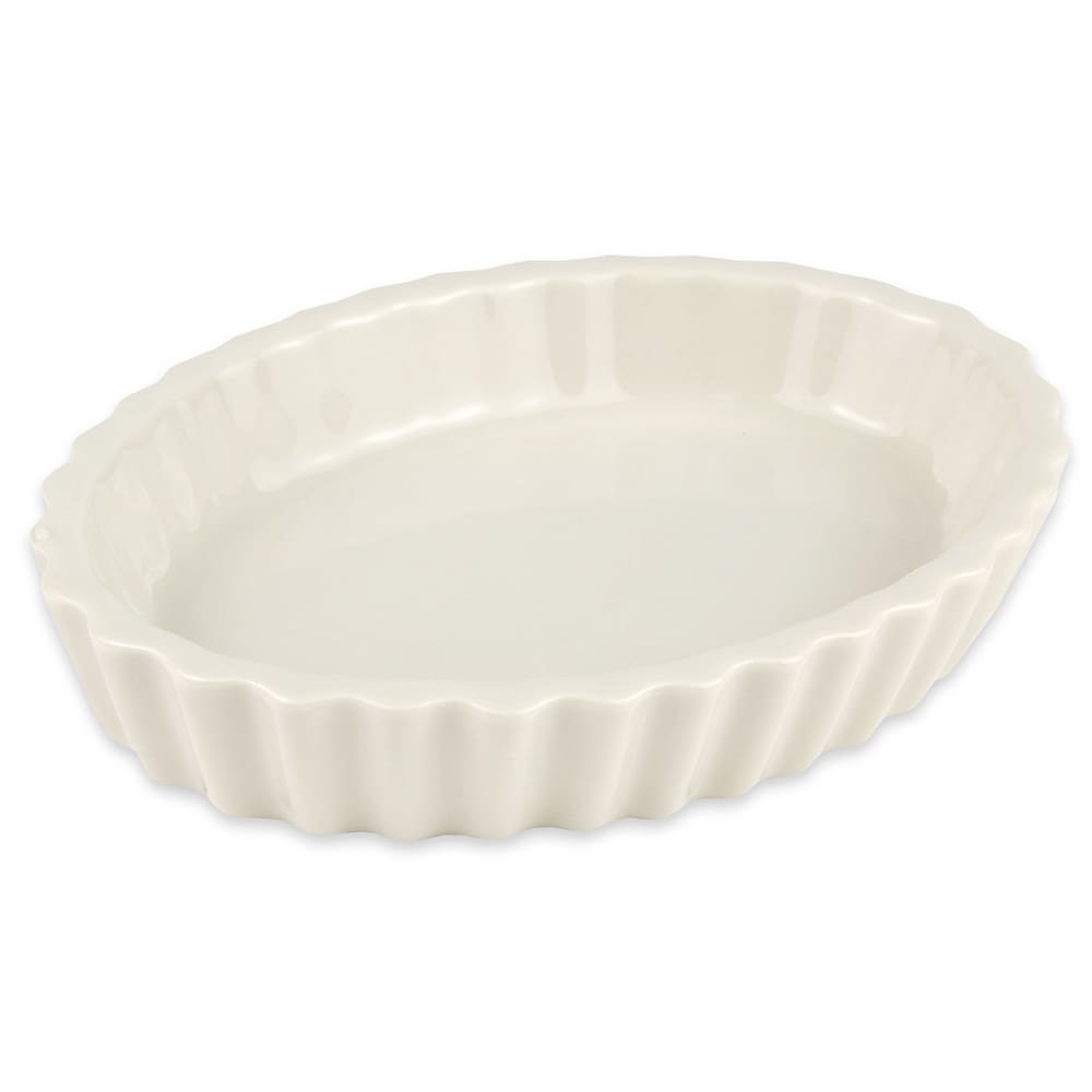 Hall China 6 1/2 oz Fluted Souffle Dish - China, White (HL8530AWHA)