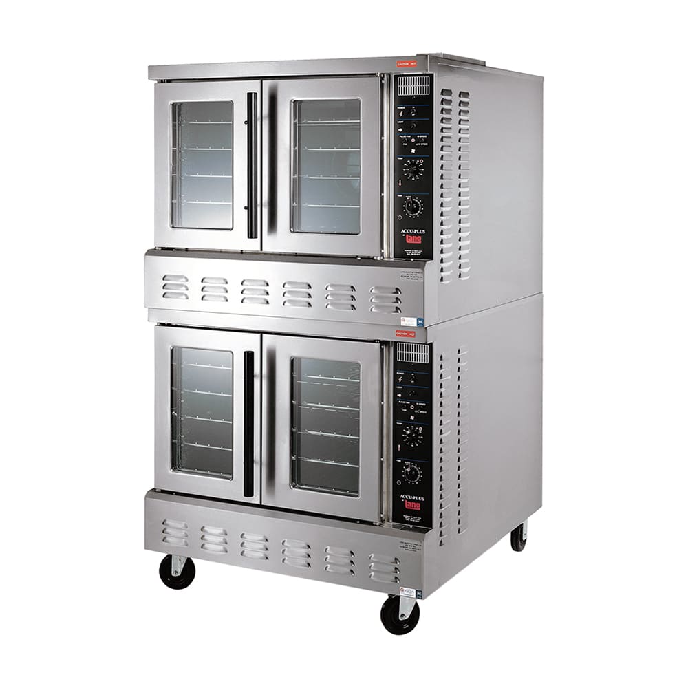 Lang Bakery Depth Double Full Size Natural Gas Convection Oven - 120,000 BTU (GCOD-AP2)