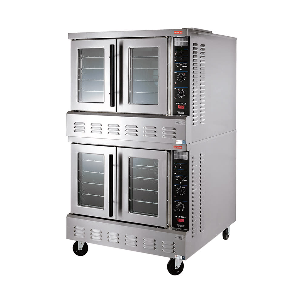 Lang Double Full Size Natural Gas Convection Oven - 55,000 BTU (GCOF-AP2)