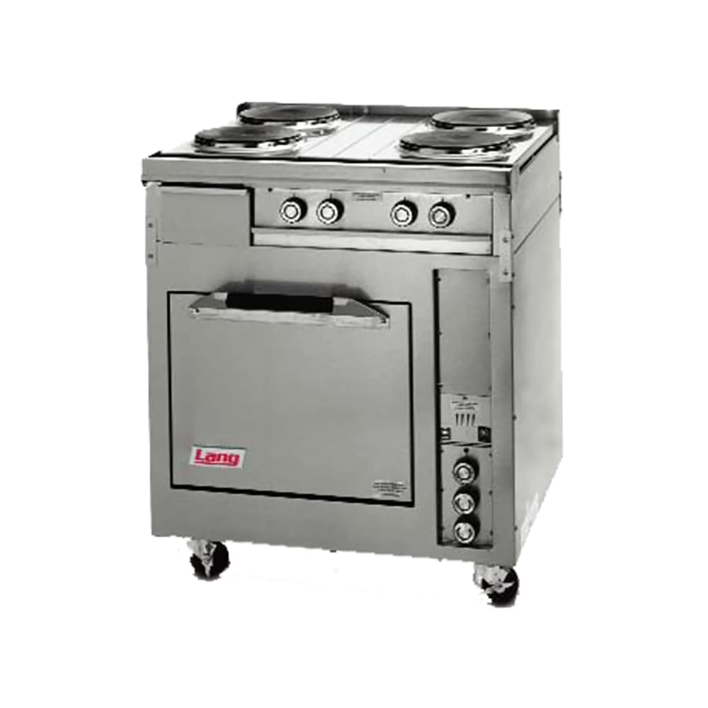 Lang 30" Electric Range w/ (4) French Hot Plates, 208v/1ph (R30S-ATA)