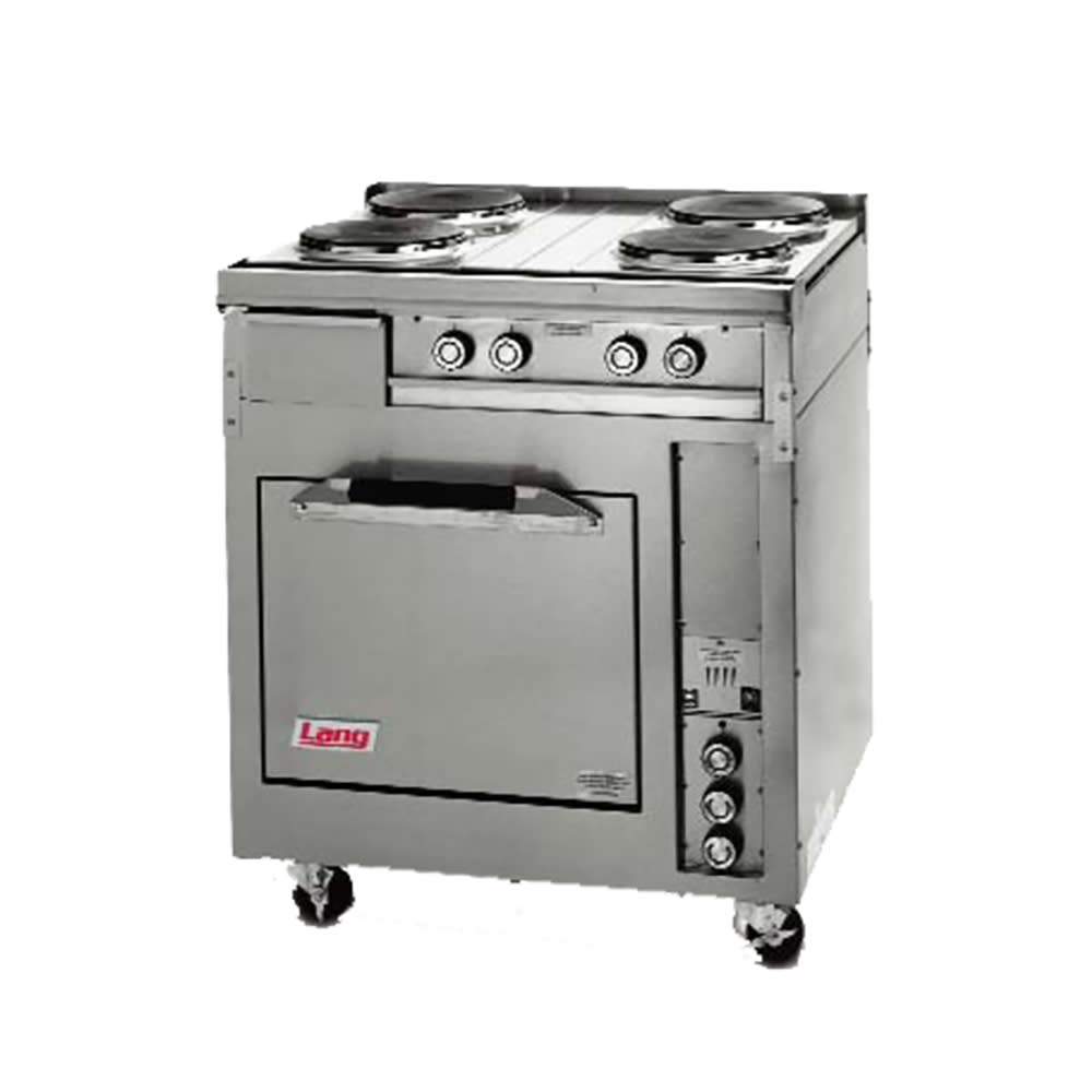 Lang 30" Electric Range w/ (4) French Hot Plates, 240v/1ph (R30S-ATA)