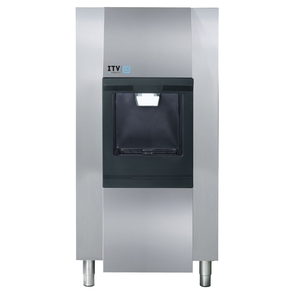 ITV Ice Makers Floor Model Cube Ice Dispenser - 229 lb Storage, Bucket Fill, 115v (DHD200-30)