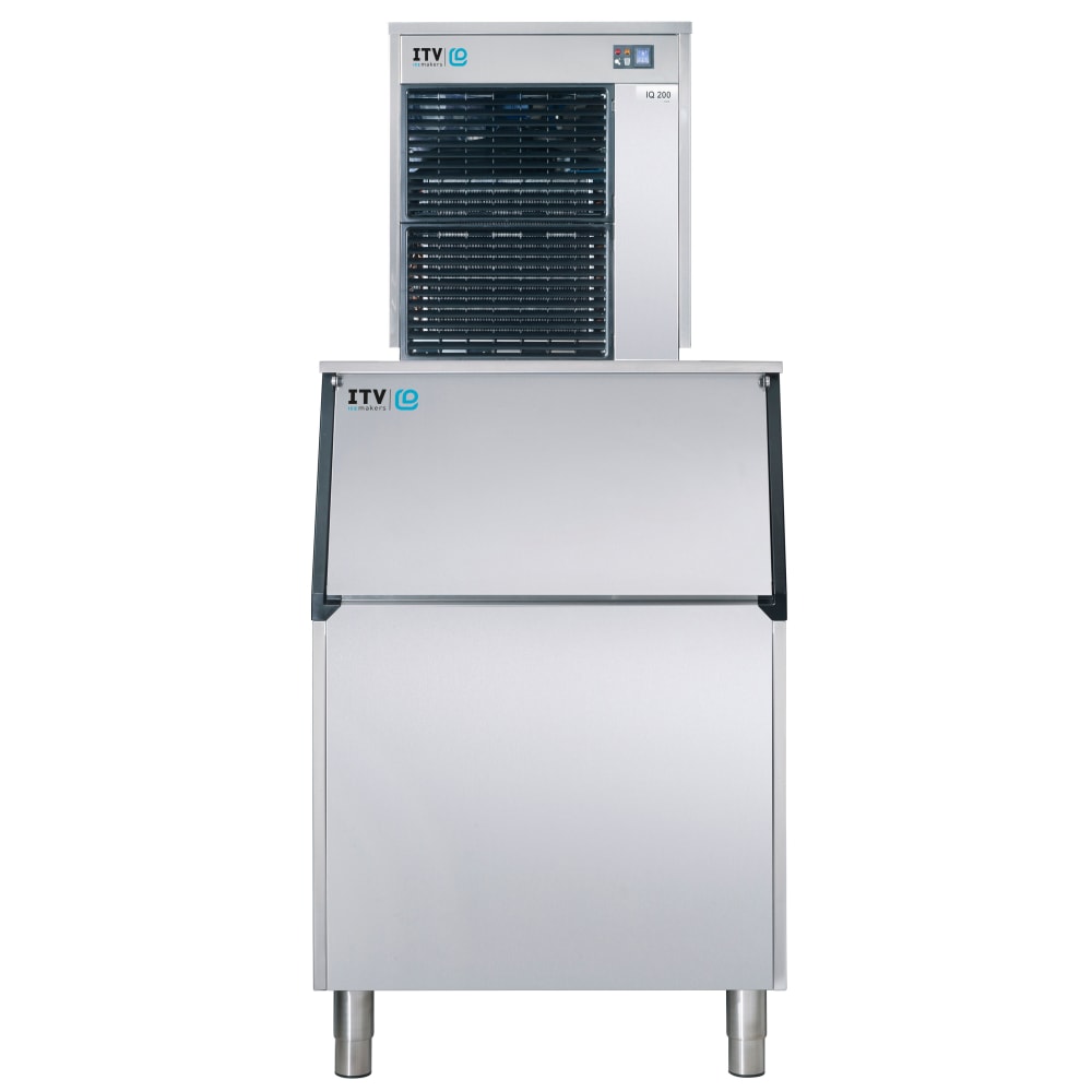 ITV Ice Makers 675 lb Ice Queen Flake Ice Machine w/ Bin - 507 lb Storage, Air Cooled, 208-230v (IQ 500/S-500)