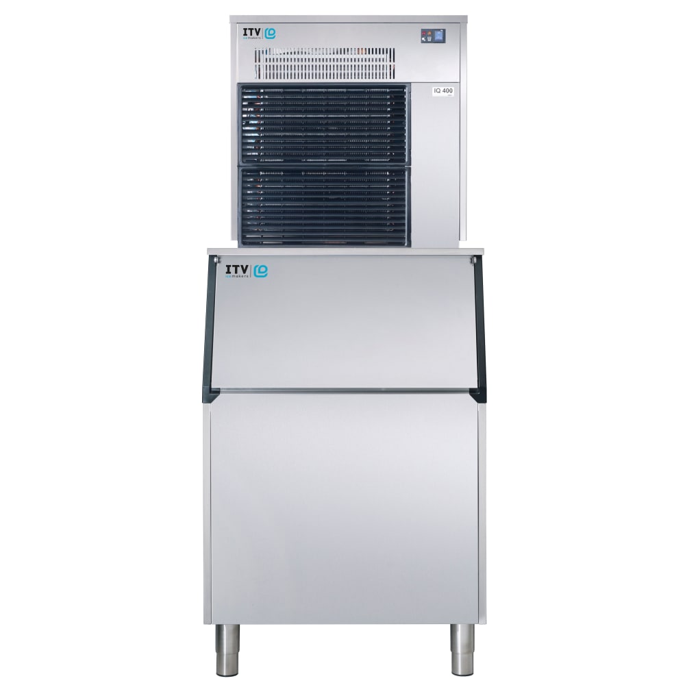 ITV Ice Makers 980 lb Ice Queen Flake Ice Machine w/ Bin - 507 lb Storage, Air Cooled, 208-230v (IQ 900/S-500)