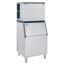 ITV Ice Makers 970 lb Spika Full/Half Cube Ice Machine w/ Bin - 507 lb Storage, Air Cooled, 208-230v (SPIKA MS 1000/S-500) thumbnail 2