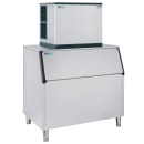 ITV Ice Makers 970 lb Spika Full/Half Cube Ice Machine w/ Bin - 860 lb Storage, Air Cooled, 208-230v (SPIKA MS 1000/S-900) thumbnail 2