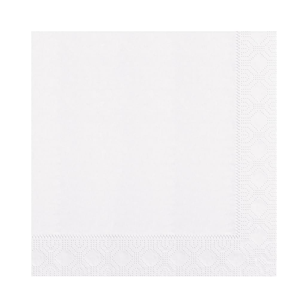 Hoffmaster 1/4 Fold Dinner Napkins - 2 ply, White (180600)