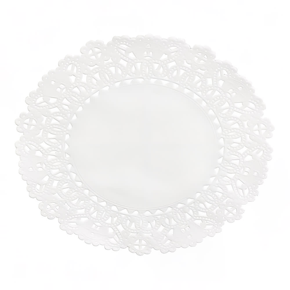 Hoffmaster Lapaco 5" Normandy Lace Doily - Paper, White (102-105)