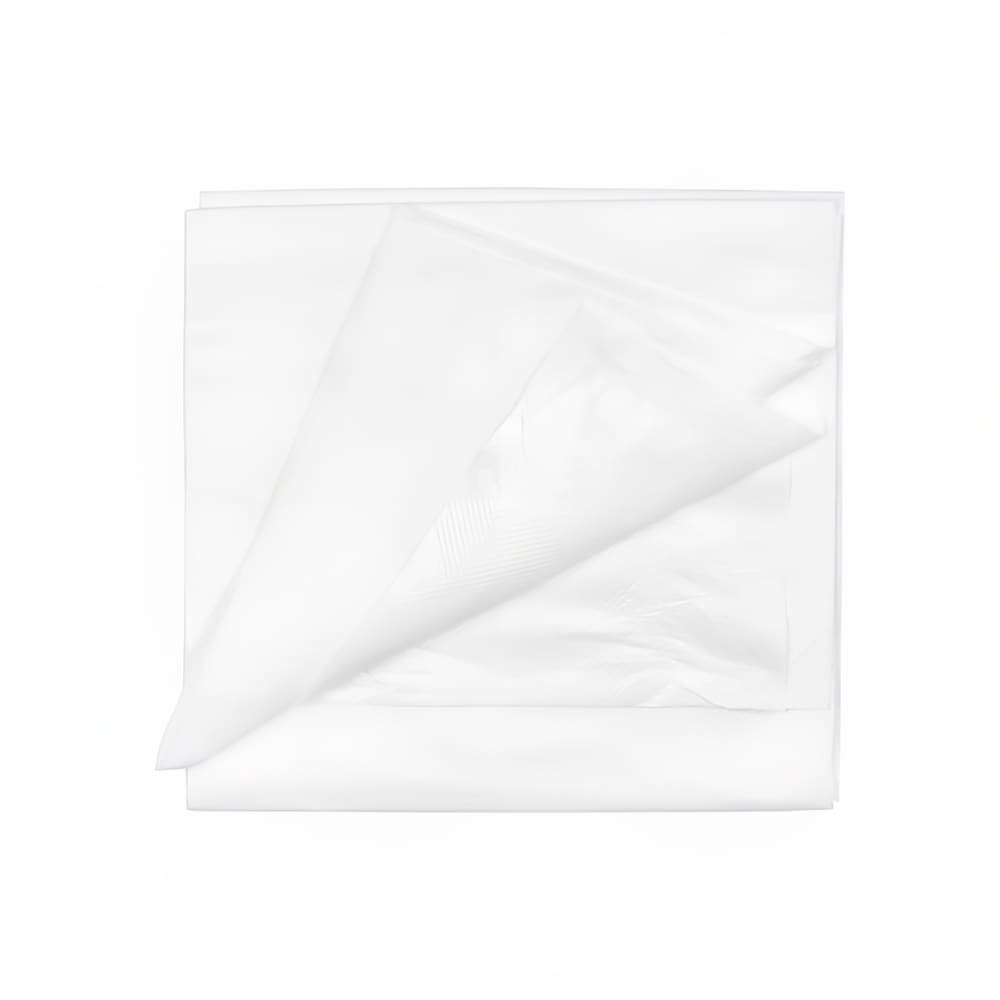 Hoffmaster Lapaco Table Cover - 54" x 108", Poly/Tissue, White (482-001)