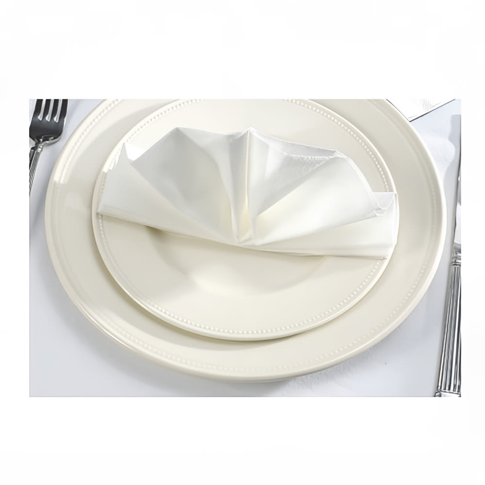 Hoffmaster Lapaco Flat Dinner Napkins - White (560-001)
