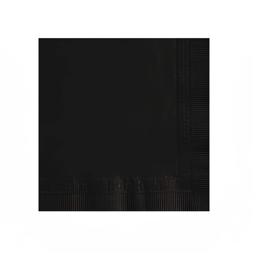 Hoffmaster Lapaco 1/4 Fold Beverage Napkins - 2 ply, Black (501-116)