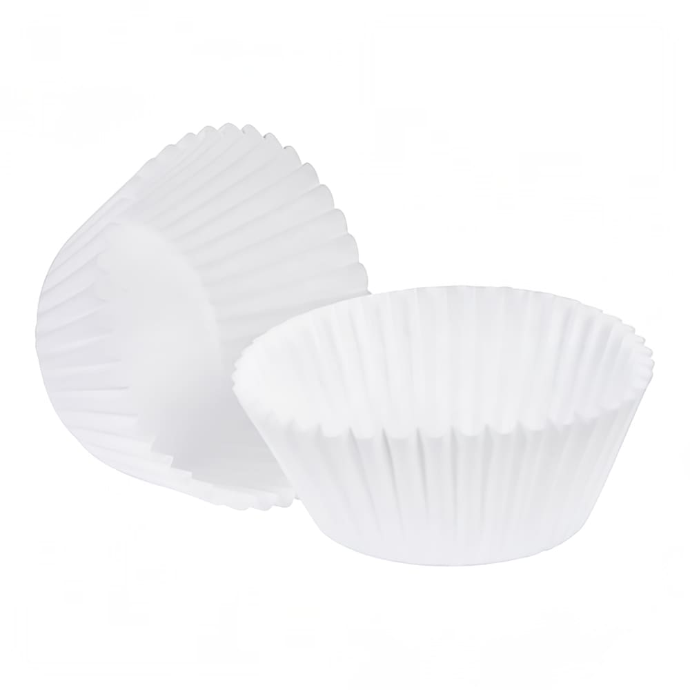 Hoffmaster Lapaco Baking Cup - 2" x 1 1/4", Paper, White (602-450200)