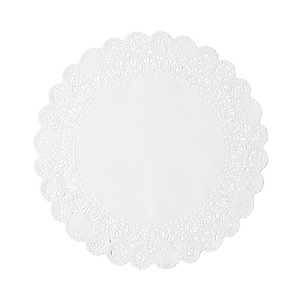 Hoffmaster 5" French Lace Doily - Paper, White (500531)