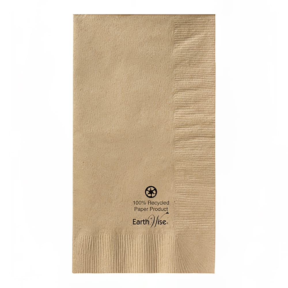 Hoffmaster 1/8 Fold Dinner Napkins - 2 ply, Brown (180430)