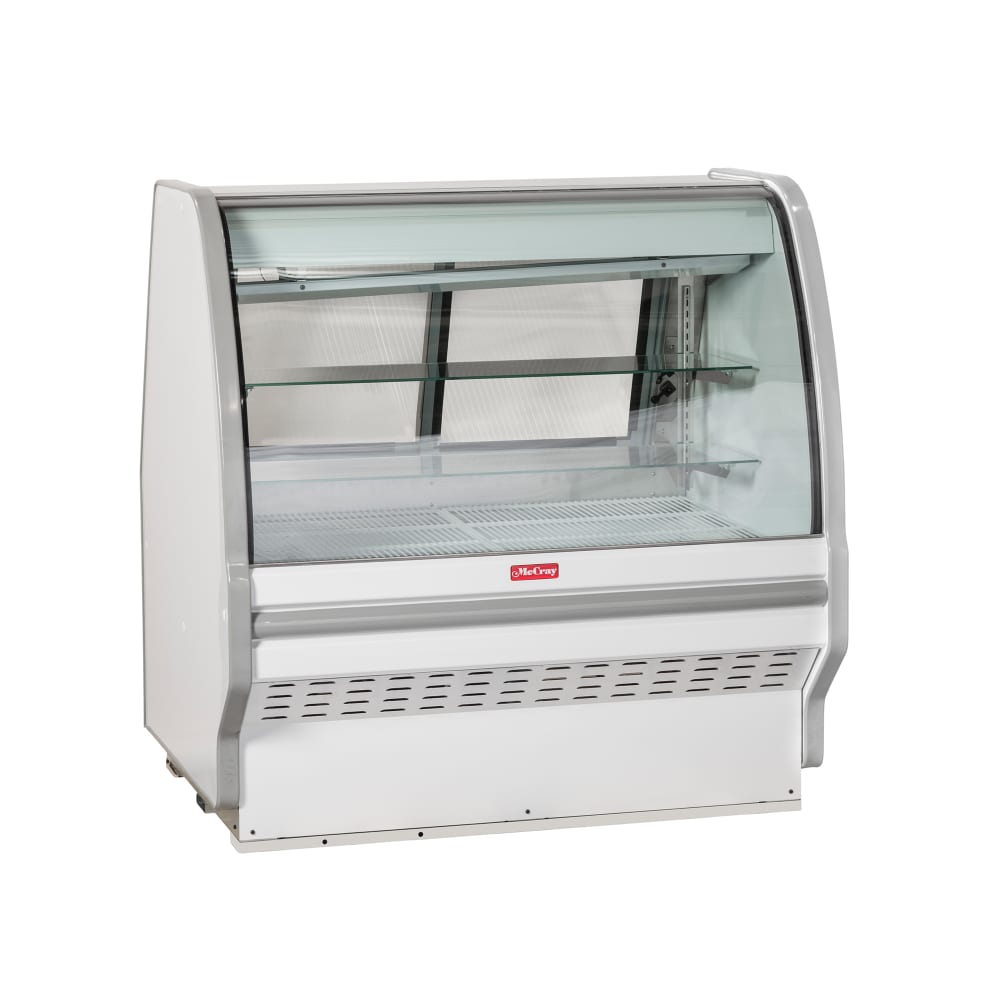 Howard-McCray 99 1/2" Full Service Bakery Case w/ Curved Glass - (3) Levels, 115v (R-CBS40E-8C-LED)