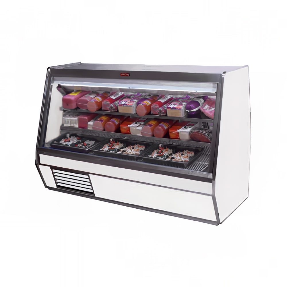 Howard-McCray 74" Full Service Deli Case w/ Straight Glass - (3) Levels, 115v (SC-CDS32E-6-LED)