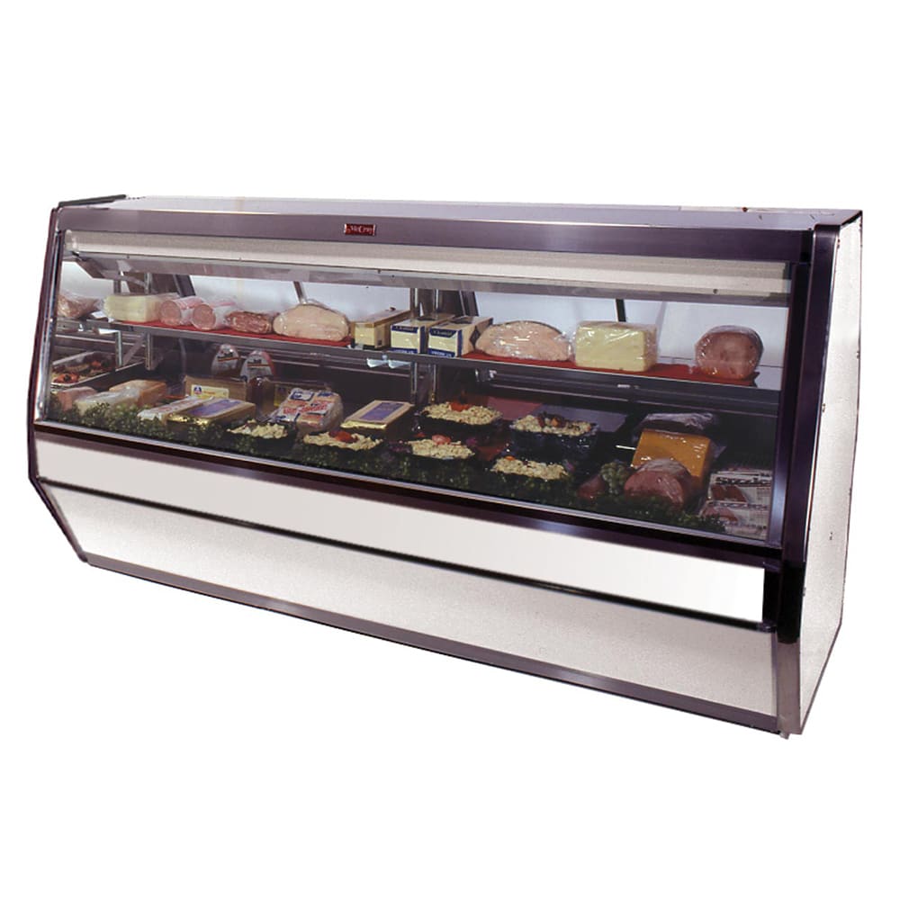 Howard-McCray 75" Full Service Deli Meat & Cheese Deli Case w/ Straight Glass - (2) Levels, 115v (SC-CDS40E-6-S-LED)