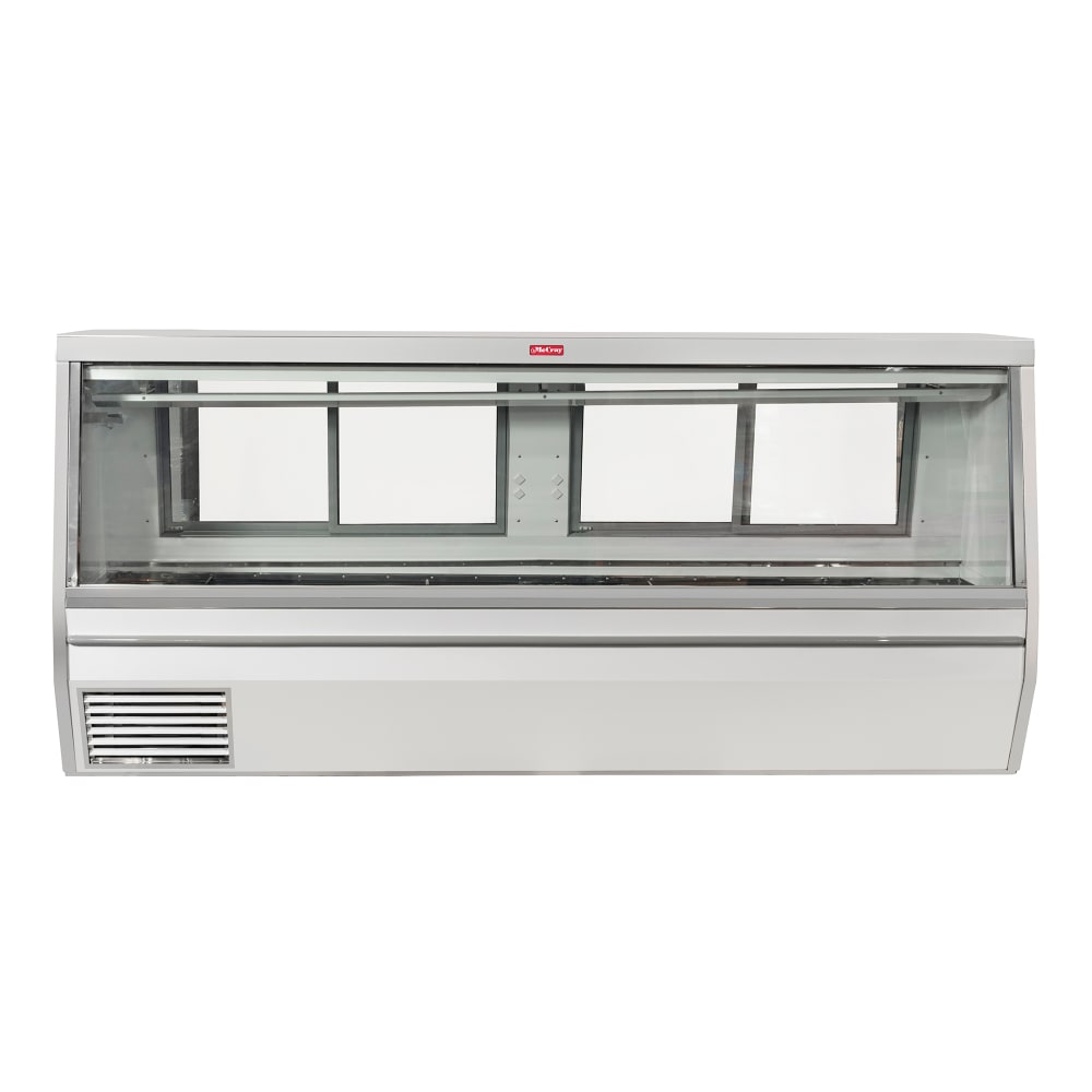Howard-McCray 120" Full Service Red Meat Case w/ Straight Glass - (1) Level, 115v (SC-CMS34N-10-LED)