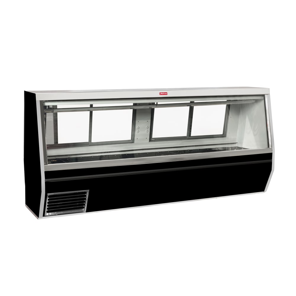 Howard-McCray 96" Full Service Red Meat Case w/ Straight Glass - (1) Level, 115v (SC-CMS34N-8-BE-LED)