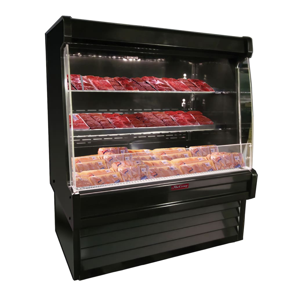 Howard-McCray 51" Vertical Open Air Cooler w/ (3) Levels, 115v (SC-OM35E-4L-B-LED)