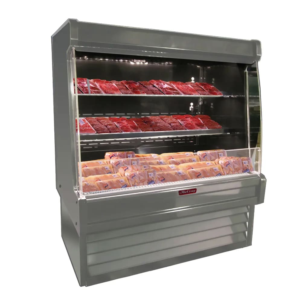 Howard-McCray 51" Vertical Open Air Cooler w/ (3) Levels, 115v (SC-OM35E-4L-S-LED)