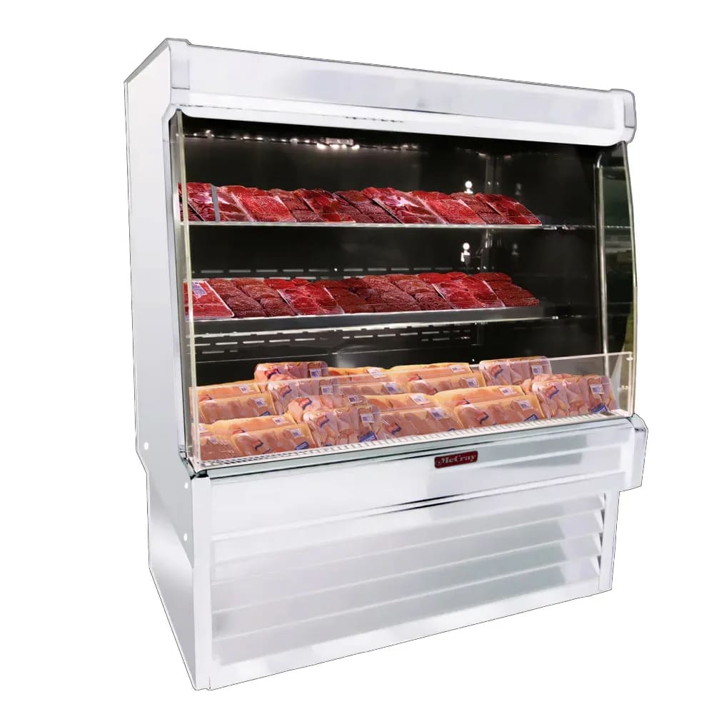 Howard-McCray 75" Vertical Open Air Cooler w/ (3) Levels, 115/208-230v (SC-OM35E-6L-LED)