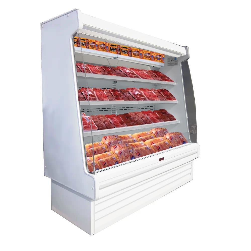 Howard-McCray 75" Vertical Open Air Cooler w/ (4) Levels, 115/208-230v (SC-OM35E-6S-LED)