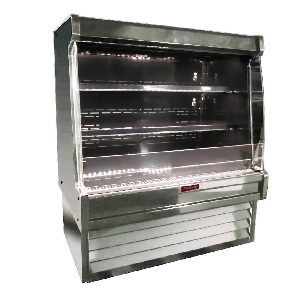 Howard-McCray 39" Vertical Produce Open Air Cooler w/ (2) Levels, 115v (SC-OP35E-3L-S-LED)