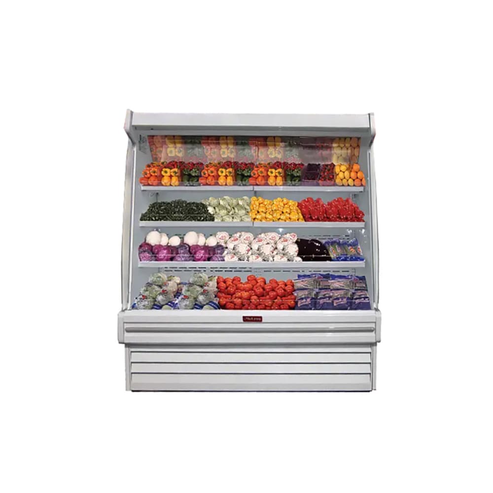 Howard-McCray 75" Vertical Produce Open Air Cooler w/ (3) Levels, 115/208-230v (SC-OP35E-6S-S-LED)