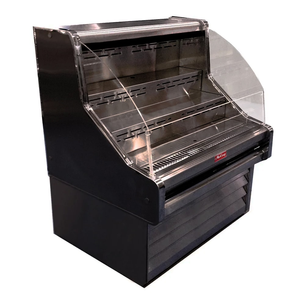 Howard-McCray 51" Horizontal Open Air Cooler w/ (3) Levels, 115v (SC-OS35E-4C-B-LED)