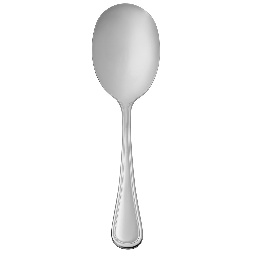 Update RE-115 8 3/4" Regency Solid Serving Spoon - 18/8 ga Stainless