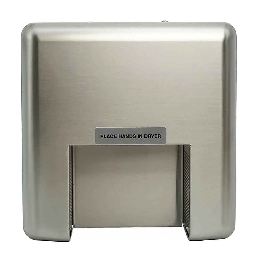 Pinnacle Dryer Automatic Hand Dryer w/ 15 Second Dry Time - Stainless, 120v (P3-12S)