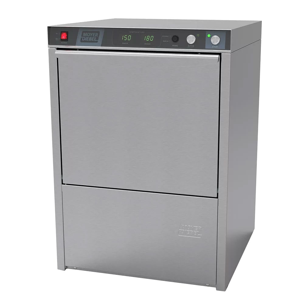Moyer Diebel 201HT High Temp Rack Undercounter Dishwasher w/ 25 Racks/hr Capacity, Built-in Booster, 240v/1ph