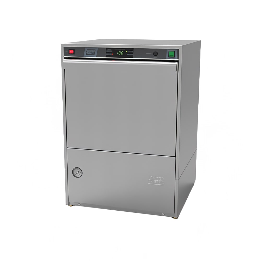 Moyer Diebel 383HT High Temp Rack Undercounter Dishwasher w/ 30 Racks/hr Capacity, Built-in Booster, 208v/1ph