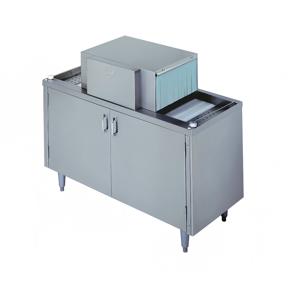 Moyer Diebel SW400R Low Temp Conveyor Glasswasher w/ 30 Racks/hr Capacity, 208-230v/1ph