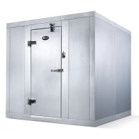 Norlake KLB741010-C 10" x 10' Indoor Walk-In Cooler w/ Top-Mounted Compressor - No Floor thumbnail 2